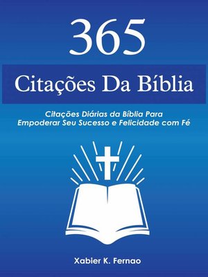 cover image of 365 Citações da Bíblia